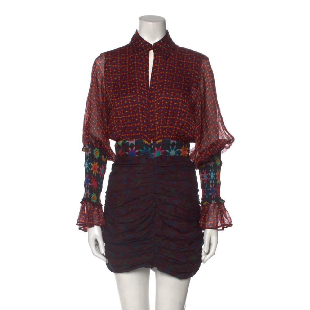 Mimi liberte by michel Klein silk mini dress